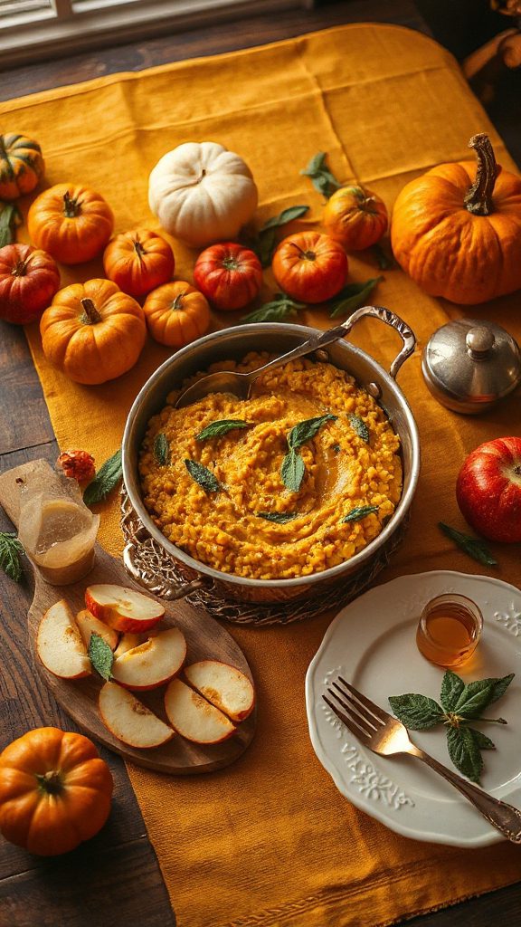 creamy pumpkin sage risotto