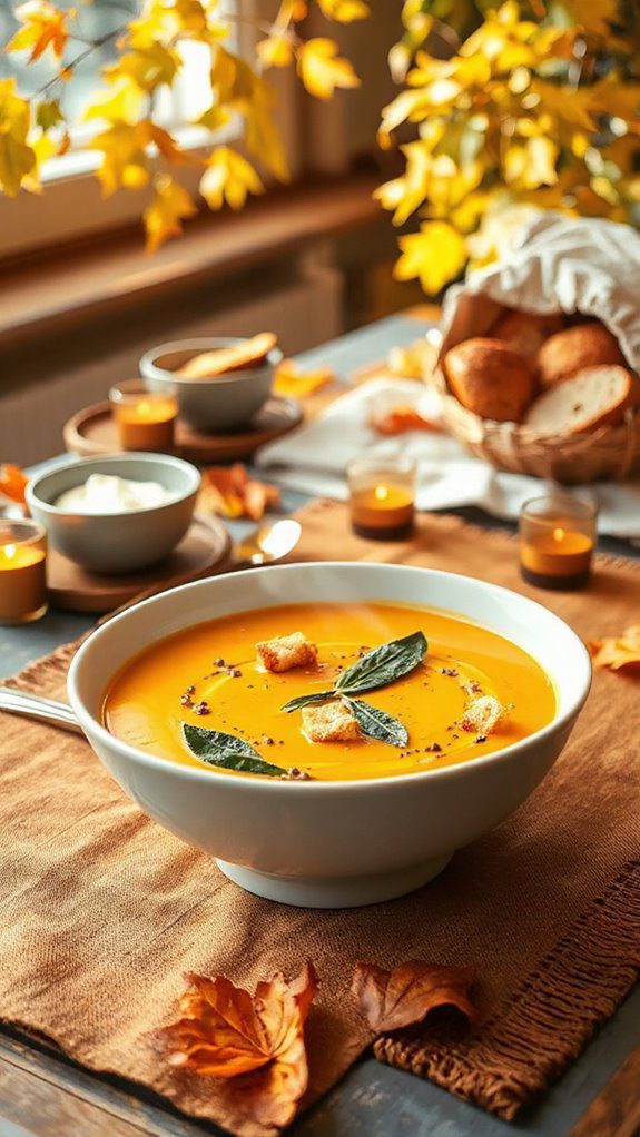 creamy pumpkin soup recipe