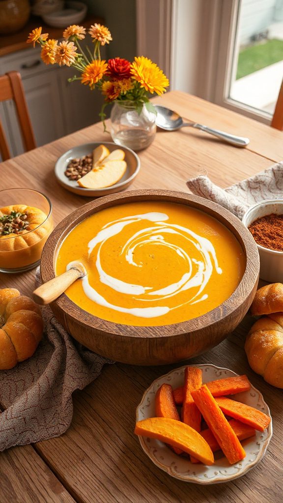 creamy pumpkin soup recipe