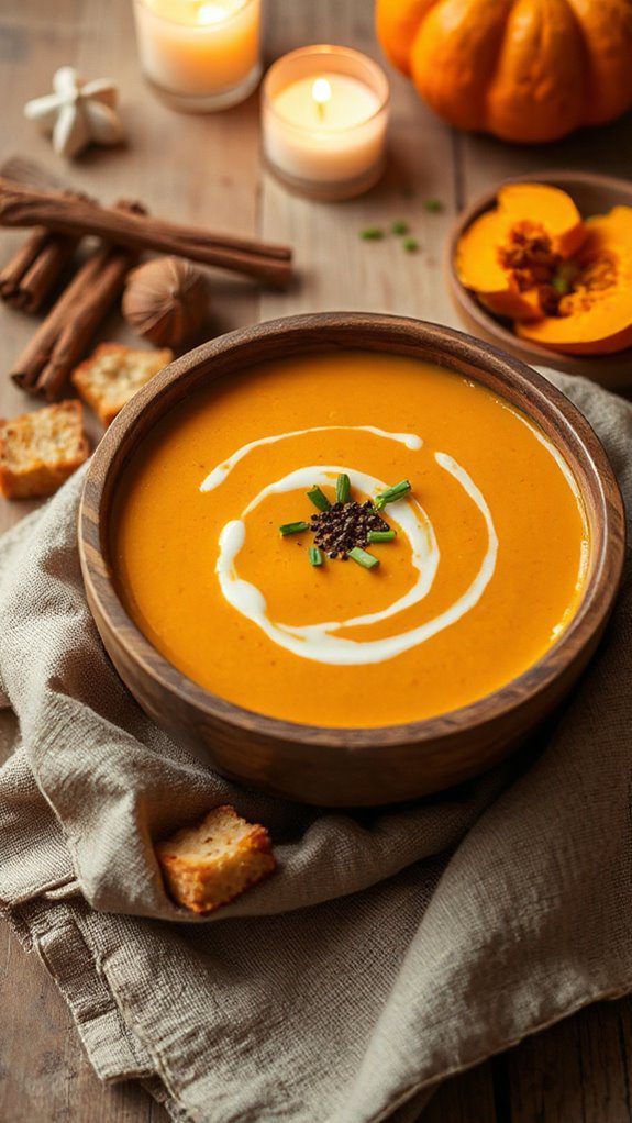 creamy pumpkin soup recipe