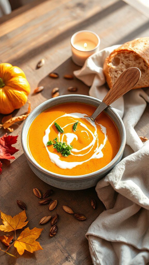 creamy pumpkin soup recipe