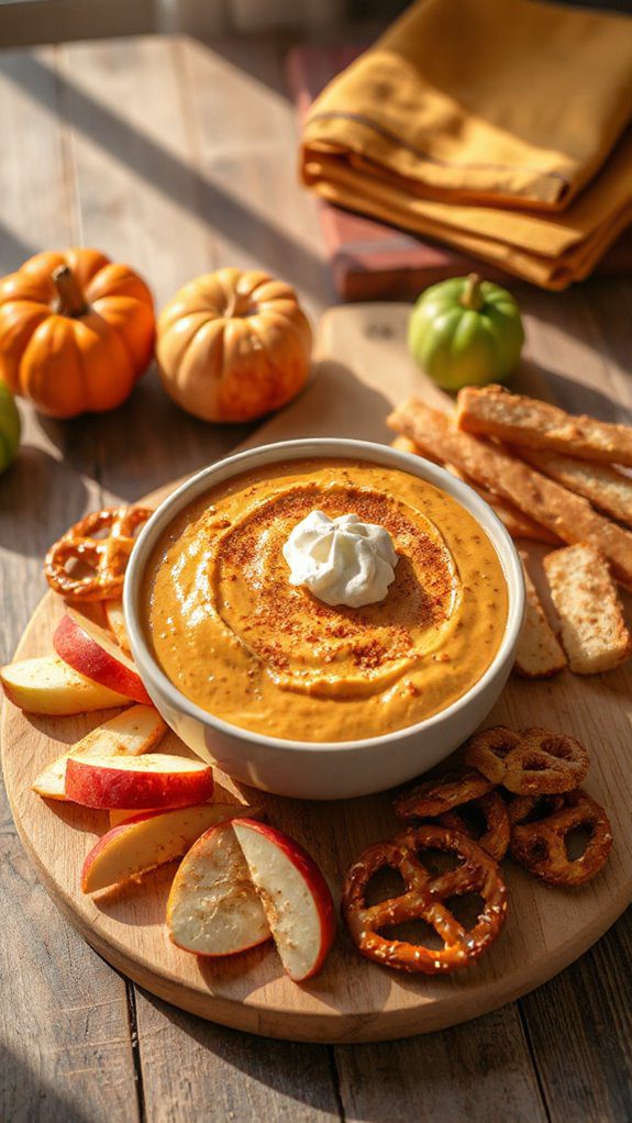 creamy pumpkin spice dip