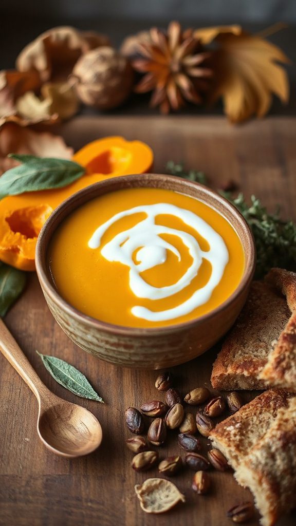 creamy roasted butternut squash soup
