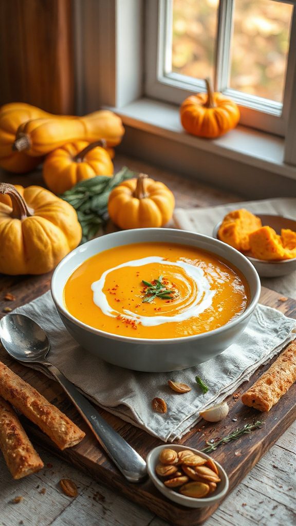 creamy roasted squash soup