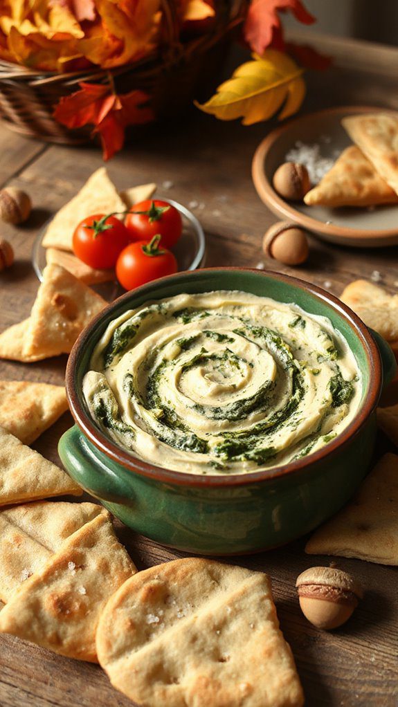 creamy savory spinach dip
