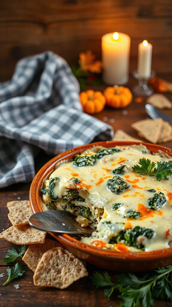 creamy spinach artichoke dip