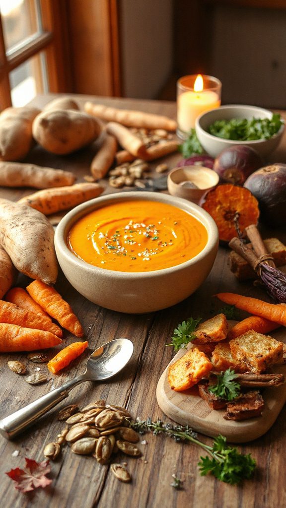 creamy sweet potato soup