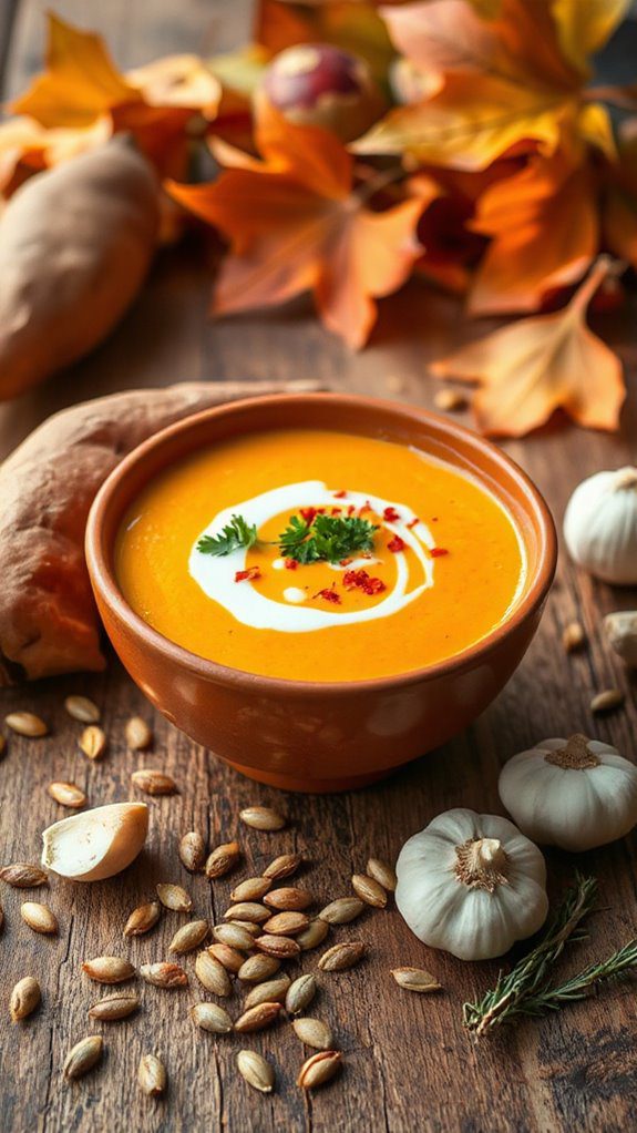 creamy sweet potato soup creamy sweet potato soup