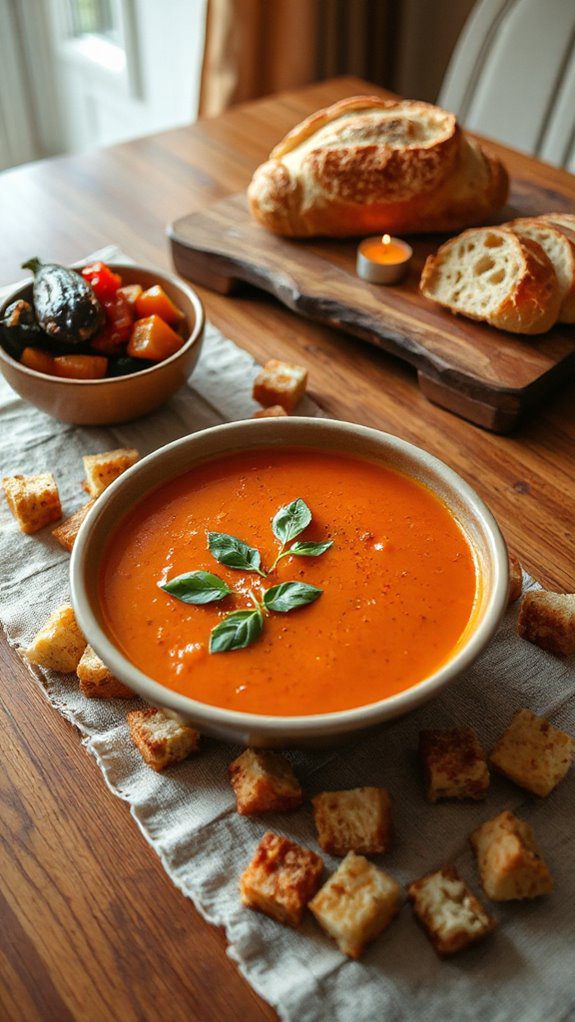 creamy tomato basil soup creamy tomato basil soup