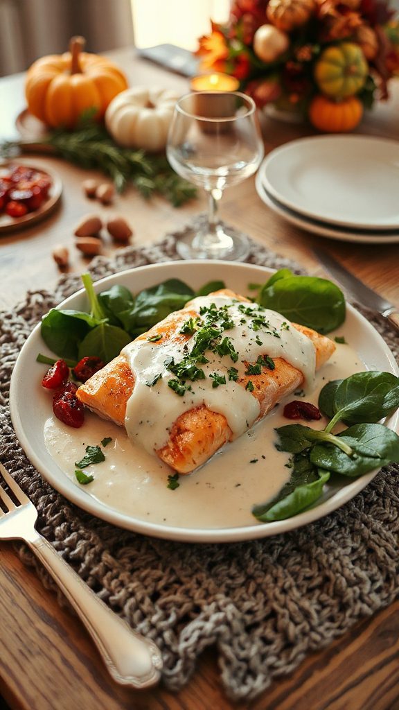 creamy tuscan salmon recipe