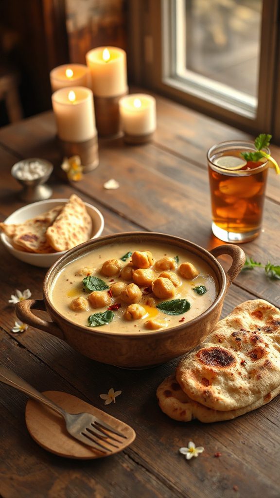 creamy vegan chickpea curry