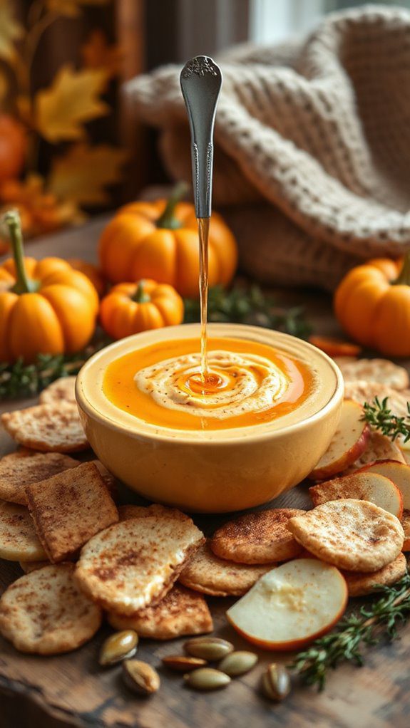 creamy vegan pumpkin dip