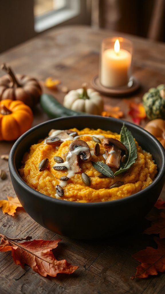 creamy vegan pumpkin risotto