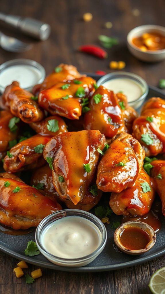 creative maple curry wing variations