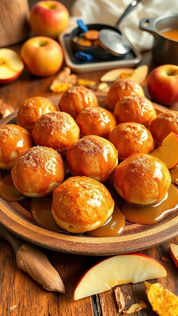 crispy apple cider donuts