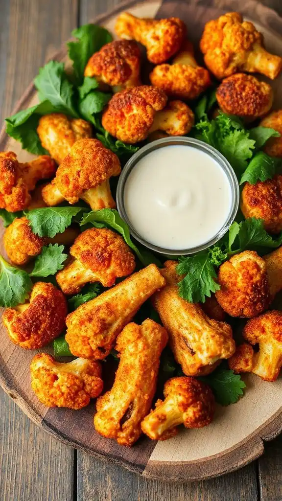 crispy cauliflower air fryer wings