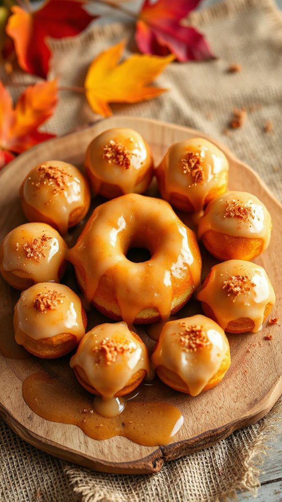crispy glazed autumn treats