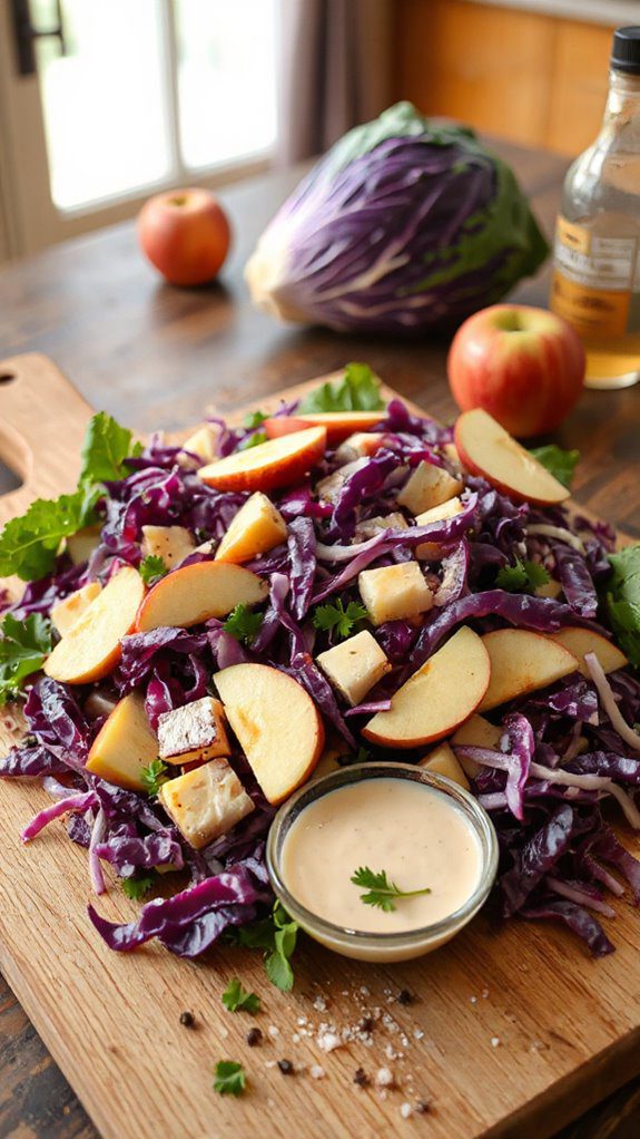 crunchy cabbage slaw delight