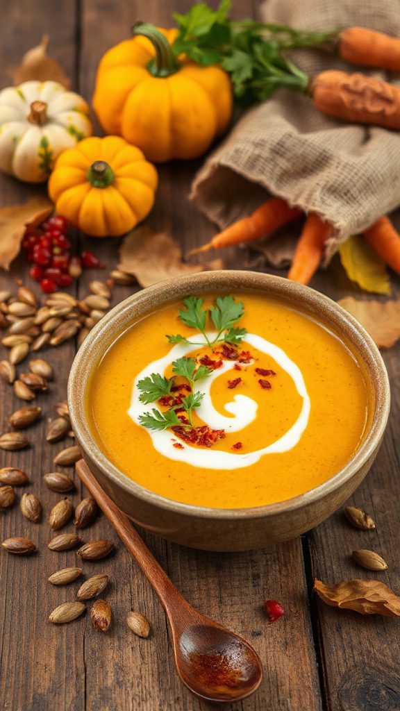 curried pumpkin coconut soup