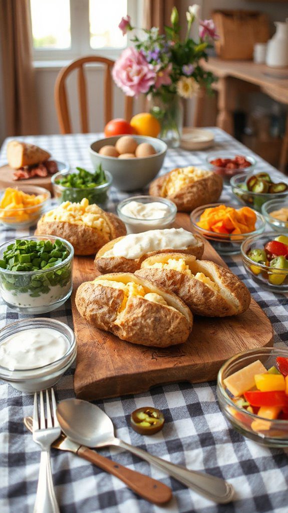 customizable breakfast potato bar