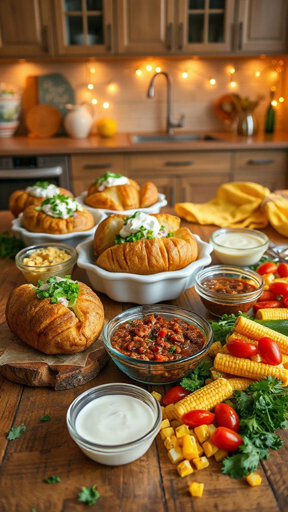 customizable vegan baked potatoes