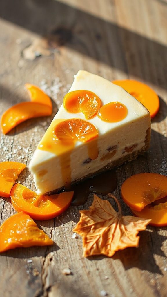 decadent persimmon cheesecake recipe