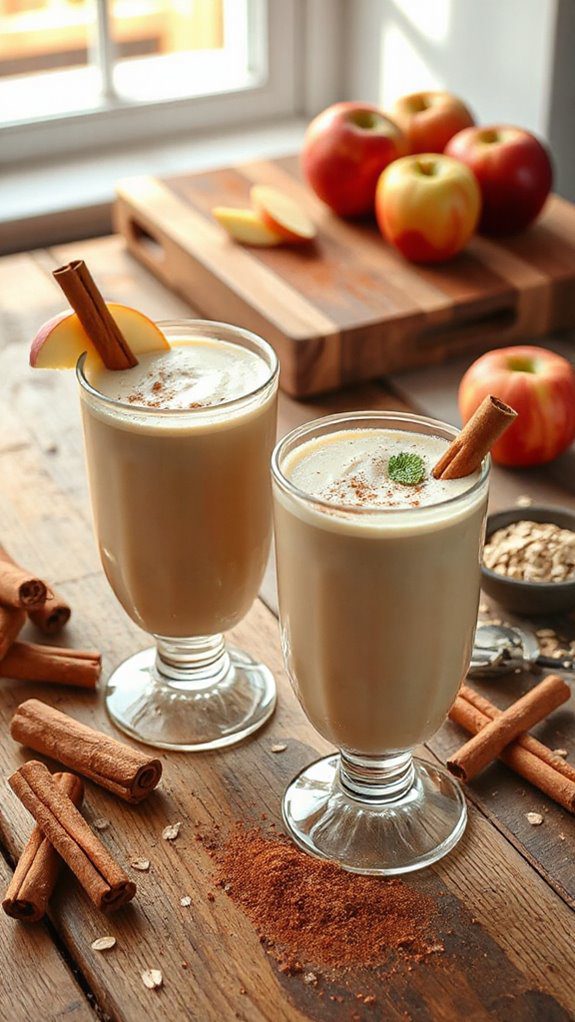 delicious apple cinnamon shake