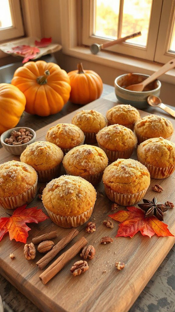 delicious fall pumpkin muffins