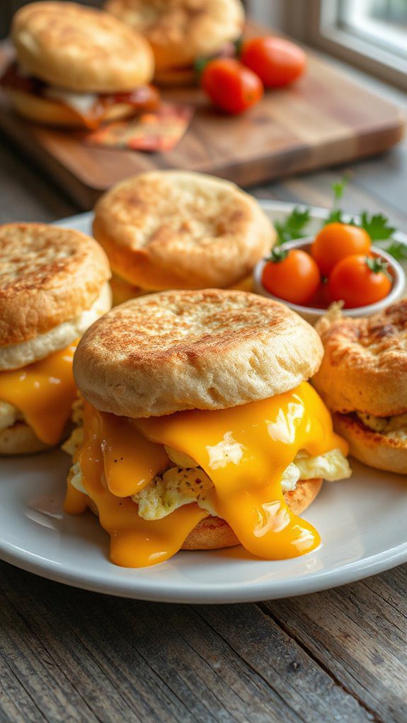 egg and cheese sandwich