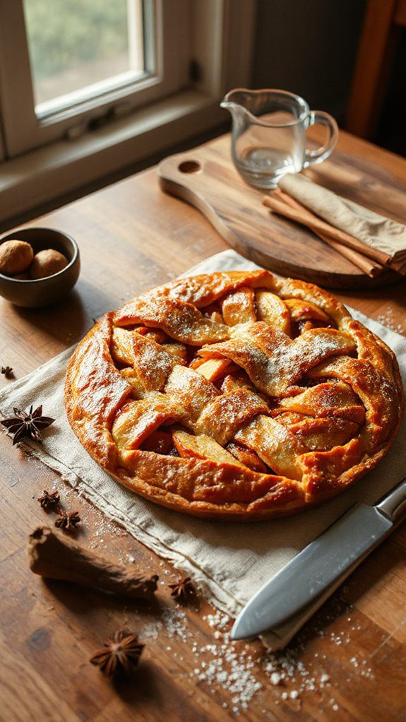 elegant fall apple dessert