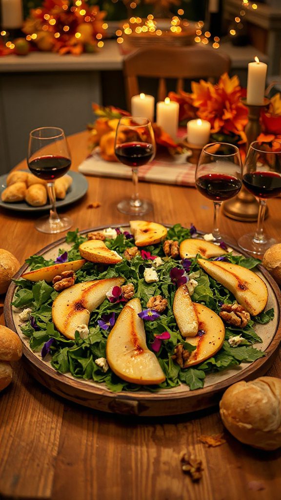 elegant pear cheese salad elegant pear cheese salad