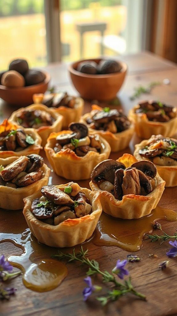 elegant truffle oil tartlet elegant truffle oil tartlet