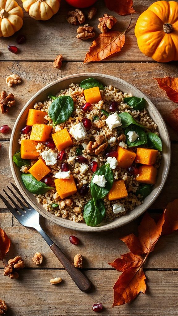 fall inspired quinoa salad recipe fall inspired quinoa salad recipe