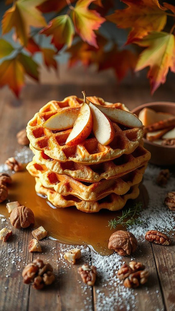 fall inspired waffle recipe