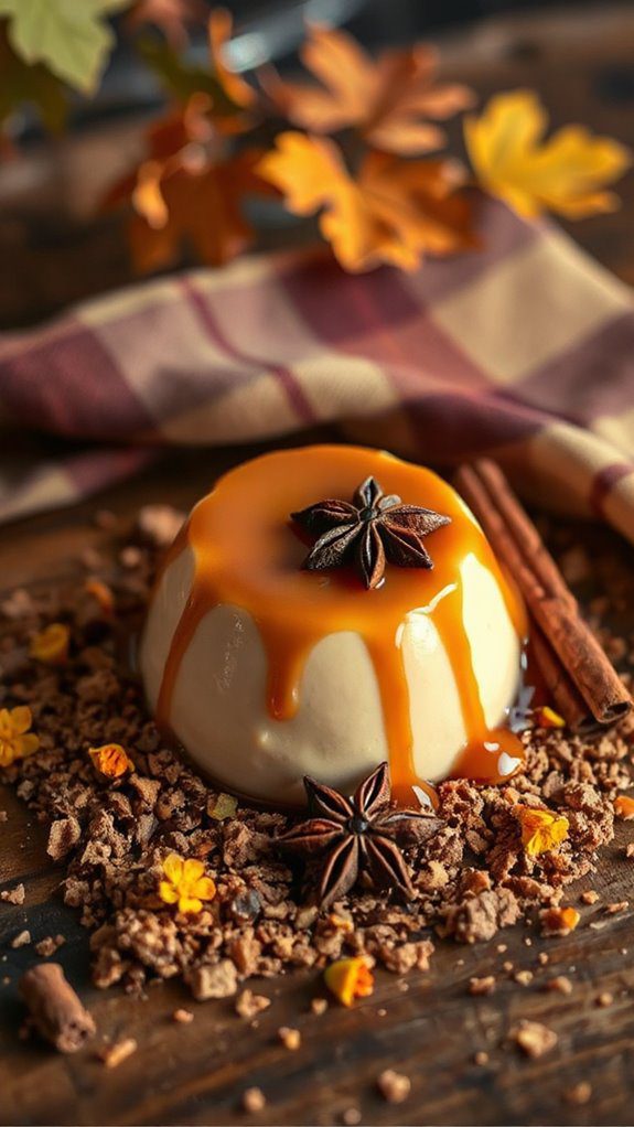 festive creamy pumpkin dessert