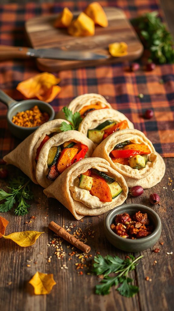 flavorful roasted vegetable wraps flavorful roasted vegetable wraps