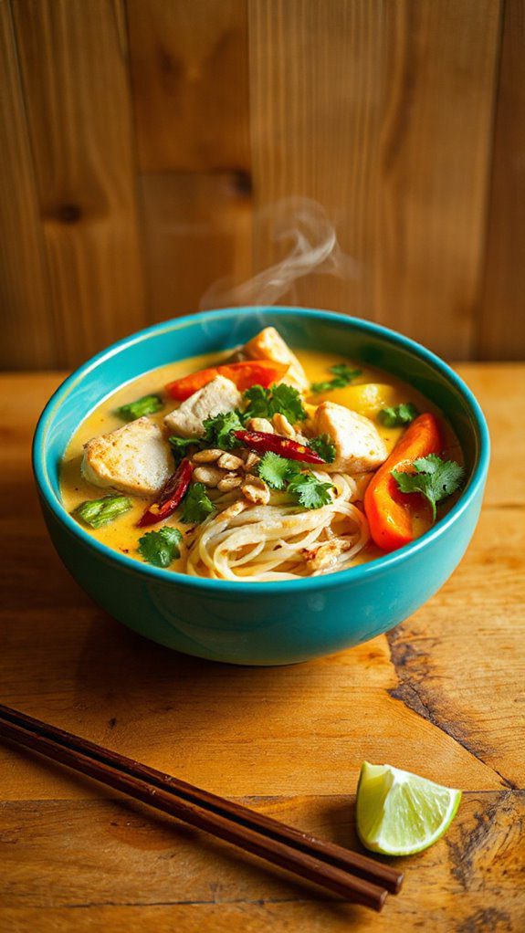 fragrant quick curry noodles