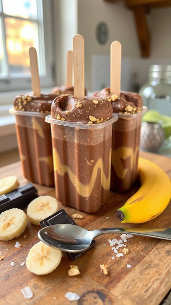 frozen chocolate peanut butter treats