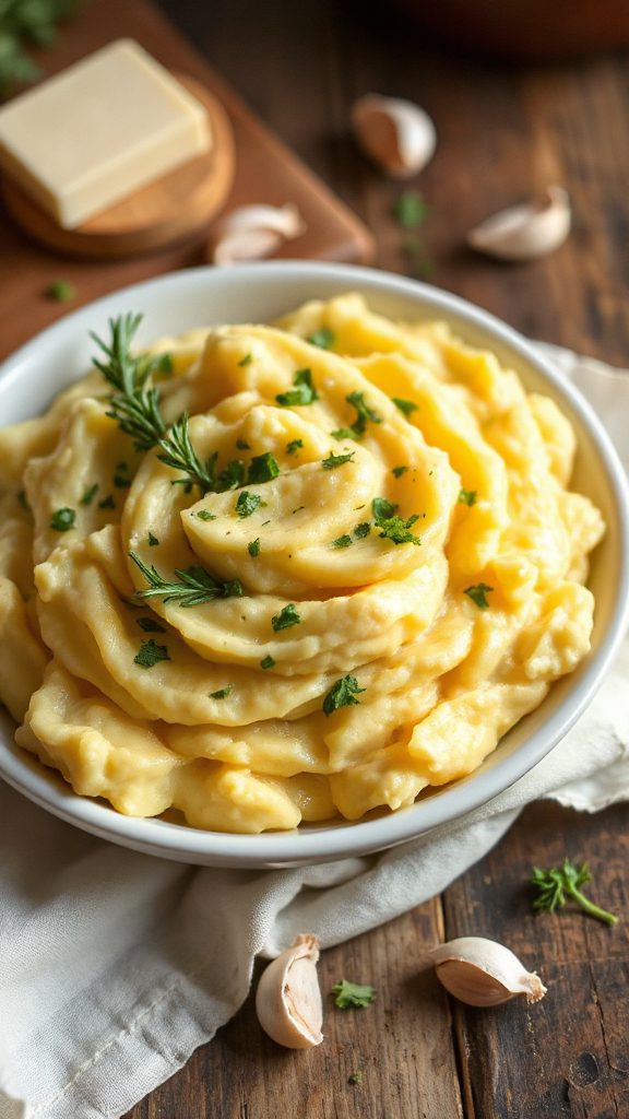garlic herb butter mashed potatoes garlic herb butter mashed potatoes