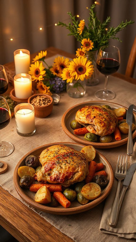 garlic herb roasted chicken