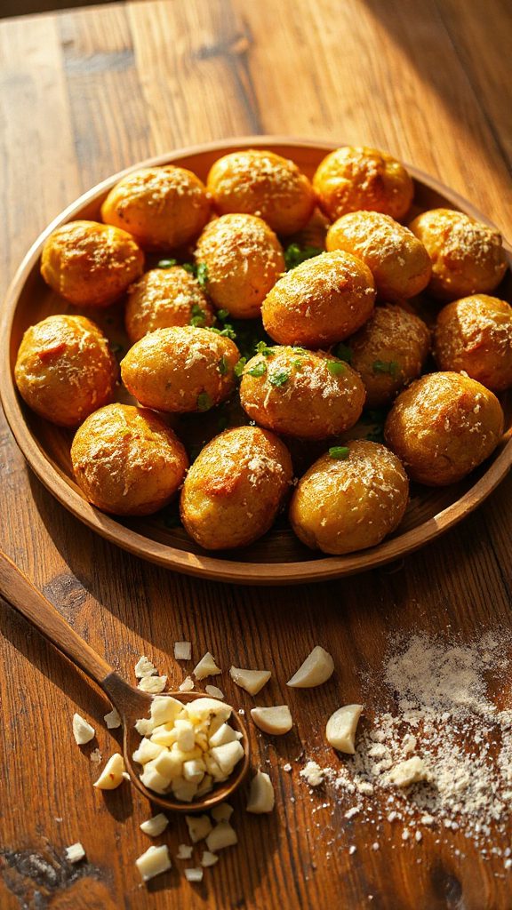 garlic infused parmesan potato dish garlic infused parmesan potato dish