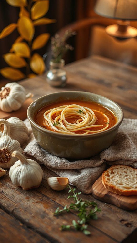 garlic thyme noodle broth recipe garlic thyme noodle broth recipe