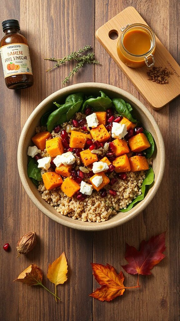 harvest quinoa vegetable bowl