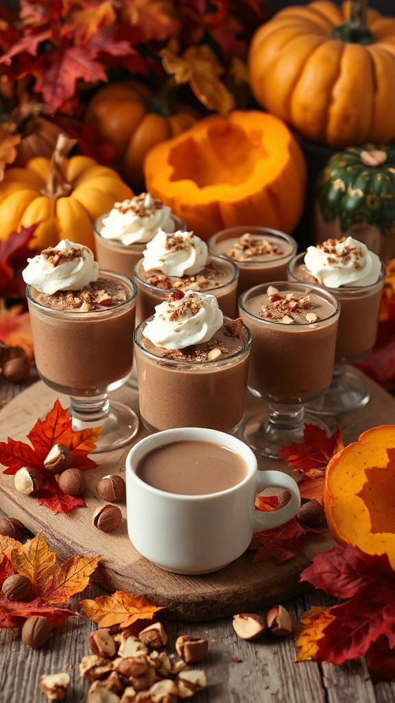 hazelnut cream fall parfait