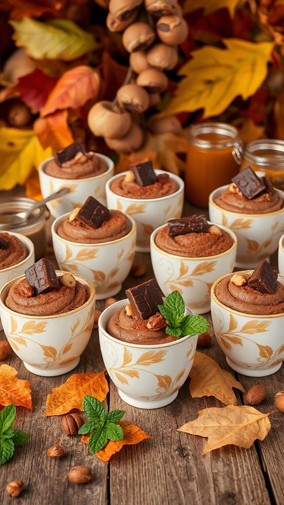 hazelnut maple mousse delight