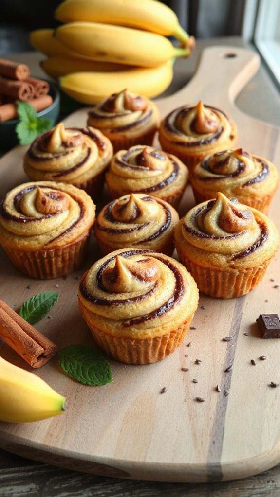 healthier banana bread muffins