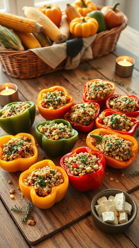 healthy stuffed bell peppers
