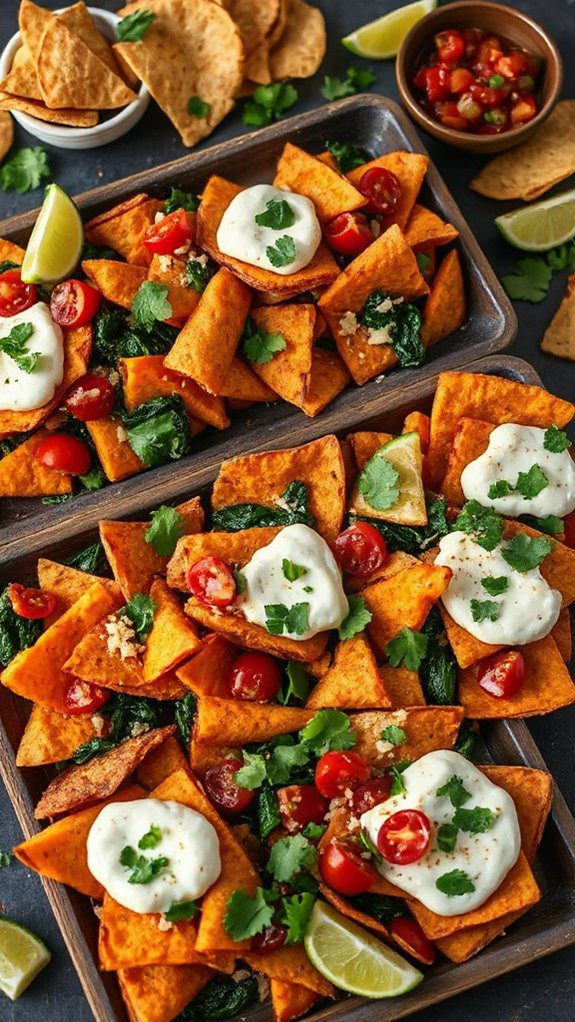 healthy sweet potato nachos