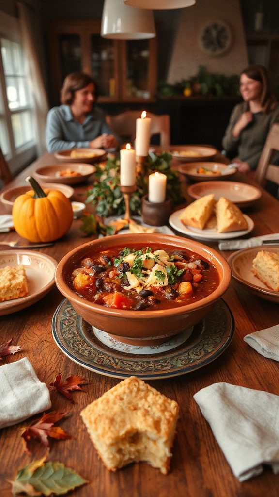 hearty autumn chili dinner hearty autumn chili dinner