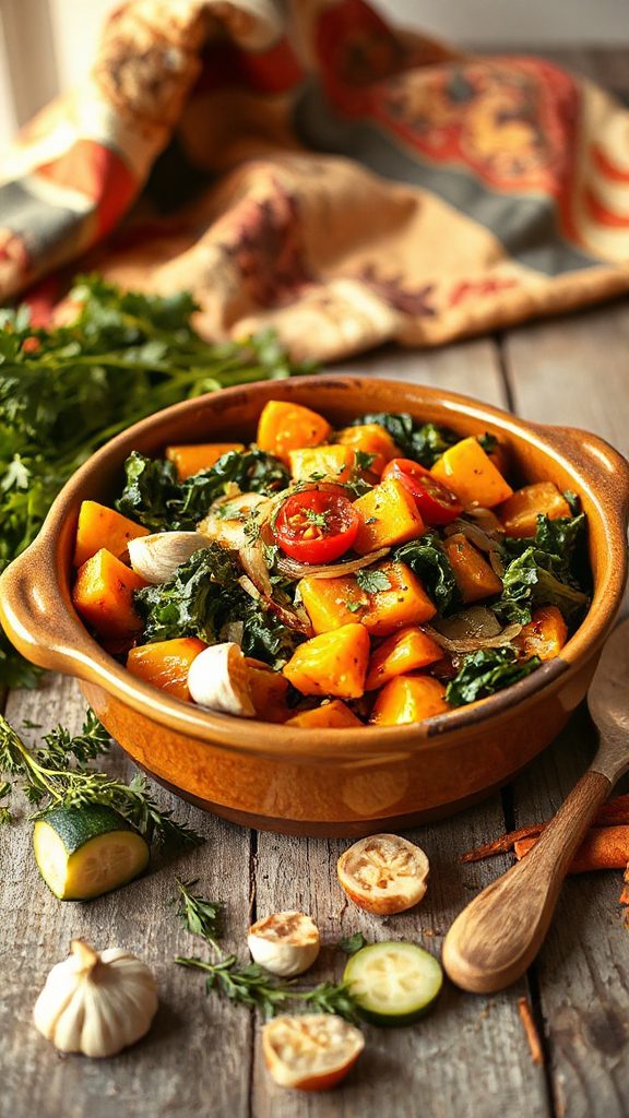 hearty autumn vegetable casserole hearty autumn vegetable casserole